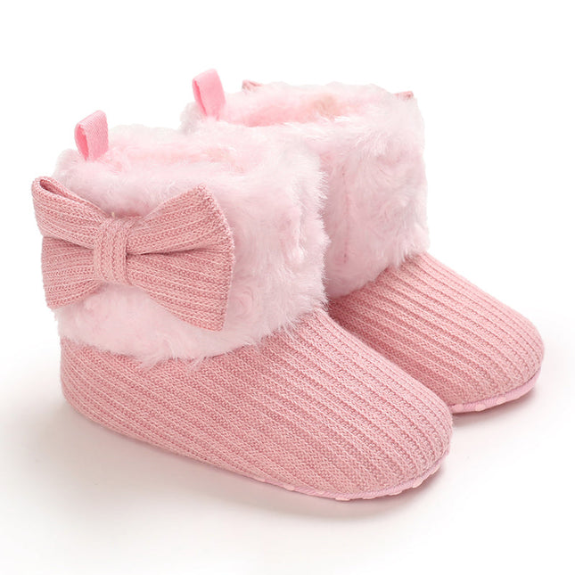 Mini Fashion Vinterschoenen Baby's | Warme Fleecevoering | Antislip Zool | Velcrosluiting | 0-18 Maanden