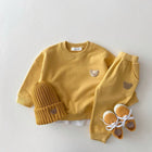 Peuterset met Zachte Trui | Kindermode Outfit | Compleet Set met Broek en Hoed | Baby Kleding
