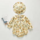 Baby Romper | Lang Mouw | Meisje | Zacht Katoen | Ademend Comfort | Verstelbare Sluiting | Casual Speelstijl