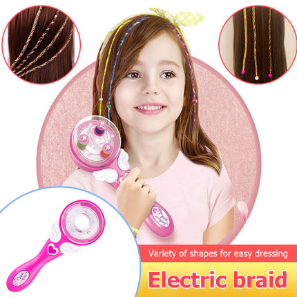 Elektrische Haarvlechter | Automatische Haarvlechten | Inclusief Decoraties | Voor Kinderen & Volwassenen | BPA-vrij | Anti-klit Systeem | DIY Hair Styling | Inclusief Kammen & Diverse Sets