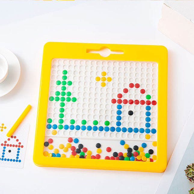 DrawBoard Magnetisch Tekenbord | Creatief Speelgoed voor Kinderen | Inclusief Magnetische Pen & Spelkaarten | Compact Ontwerp | Stimuleert Hand-Oog Coördinatie