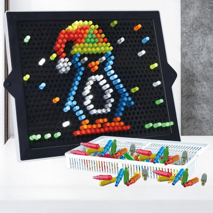 Magische Bouwset voor Kinderen | Educatief Speelgoed met Lichtpaneel | Creatief Constructiespel 296 Stuks | Leerzaam en Veilig Bouwspeelgoed | Stimuleren van Fantasie en Creativiteit | Perfect Geschenk
