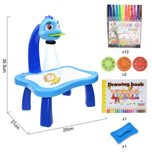 Kinder Kleurprojector | Educatief Speelgoed | Verbeter Tekentalenten | BPA-vrij | Inclusief Accessoires