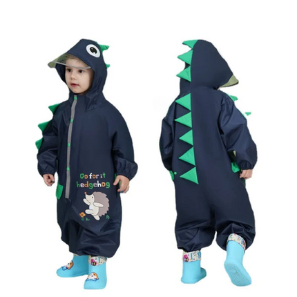Kinder Regenponcho | Praktische Regenbescherming | Waterdicht Polyester | Inclusief Opbergtas | Makkelijk Aan te Trekken | Verschillende Maten | Van 9 Maanden tot 8 Jaar | Comfortabel en Duurzaam