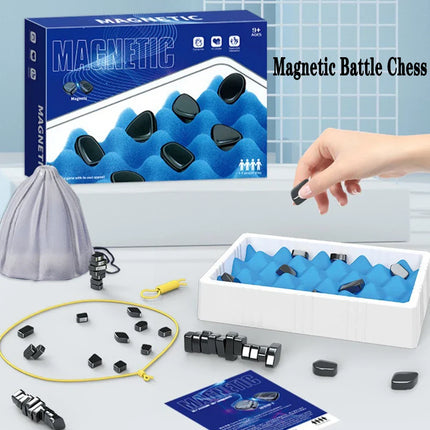 Magnetisch Schaken | Strategisch Bordspel | Compact Design voor Reizen | Educatief en Vermakelijk