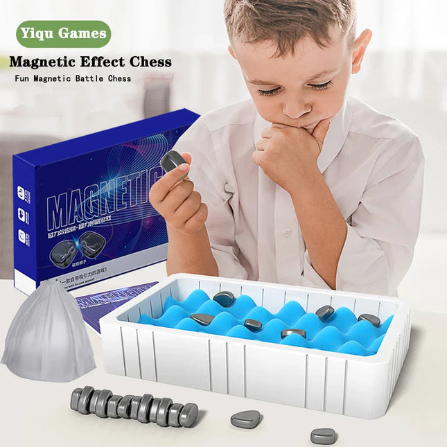 Magnetisch Schaken | Strategisch Bordspel | Compact Design voor Reizen | Educatief en Vermakelijk