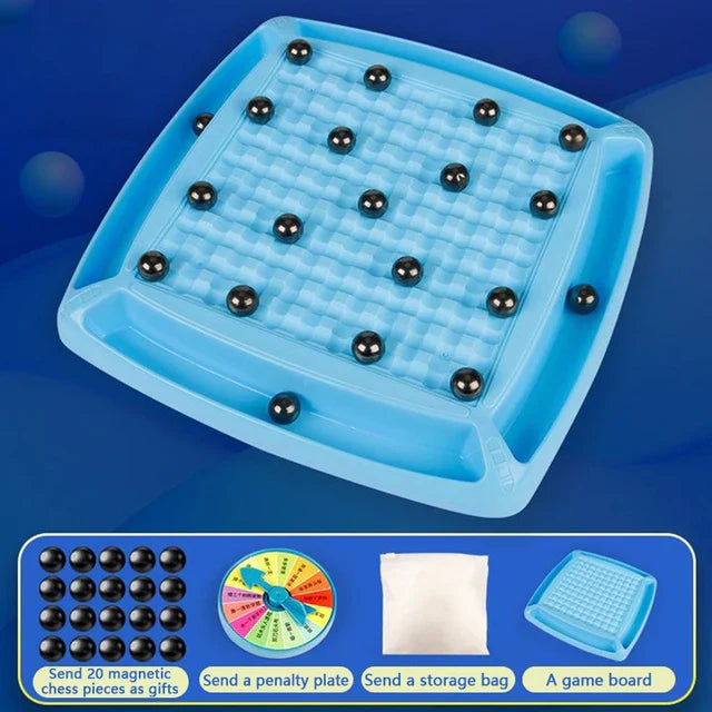 Magnetisch Schaakspel | Draagbaar Magnetisch Schaakbord | Strategisch Bordspel voor Alle Leeftijden