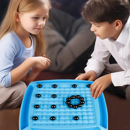 Magnetisch Schaakspel | Draagbaar Magnetisch Schaakbord | Strategisch Bordspel voor Alle Leeftijden