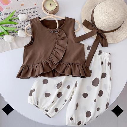 Stijlvol Babykleding Set | Licht & Ademend | Zomers Outfit Tweedelig | Modern Design | Katoen