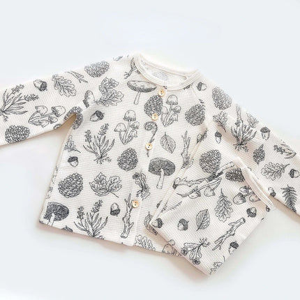 Kinderen Pyjama Set | Zachte Ademend Katoen | Unisex | Allergievriendelijk | Comfortabele Pasvorm | Voor Gevoelige Huid