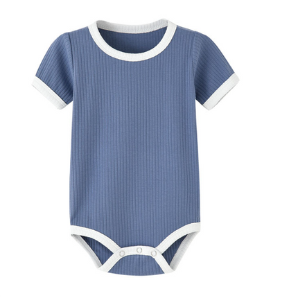 Baby Romper | Zacht Ademend Katoen | Moderne Kleuren | Comfortabele Pasvorm | Eenvoudig Omkleden | Voor Binnen & Buiten | Machinewasbaar | Ideaal Voor Zomerse Dagen