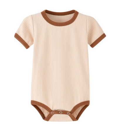 Baby Romper | Zacht Ademend Katoen | Moderne Kleuren | Comfortabele Pasvorm | Eenvoudig Omkleden | Voor Binnen & Buiten | Machinewasbaar | Ideaal Voor Zomerse Dagen