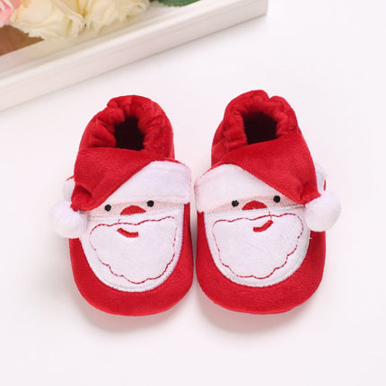 Baby sloffen | Winter sloffen voor baby's | Kerst sloffen | Antislip baby schoentjes | Warm en ademend katoen | Peuter sloffen | Comfortabele baby pantoffels | Slip-on ontwerp | Geweldig voor spelen en ontspanning