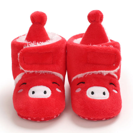 Baby sloffen | Winter sloffen voor baby's | Kerst sloffen | Antislip baby schoentjes | Warm en ademend katoen | Peuter sloffen | Comfortabele baby pantoffels | Slip-on ontwerp | Geweldig voor spelen en ontspanning