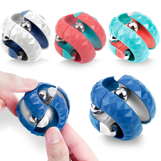 Track Ball Stressverlichtend Speelgoed | Fidget Kubus voor Kinderen | Ontspannend Zintuigspeelgoed | ADHD & Autisme Ondersteuning | Compact & Duurzaam | Hand-Oog Coördinatie & Fijne Motoriek Verbetering