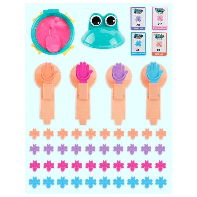 Fröspel voor kinderen | Katapult insecten naar kikker | Familie bordspellen | Kindvriendelijk speelgoed | Interactief speelplezier 3+