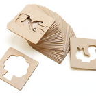 Kunstzinnig Tekenset Kinderen | Creatief Ontwikkelen | 20 Stencils Stimuleert Creativiteit | Veilige Materialen | Bevordert Vormherkenning | Opvouwbaar Design | Geschikt Jongens Meisjes | Educatief Ajdcbry