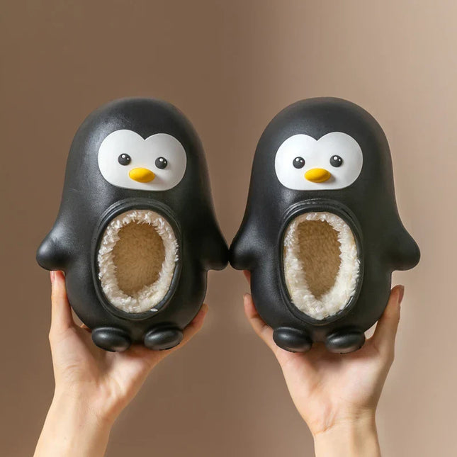Kinder Pantoffels | Warme EVA Pantoffels | Slipbestendig Zool | Pingvin Design | Comfortabele Sloffen