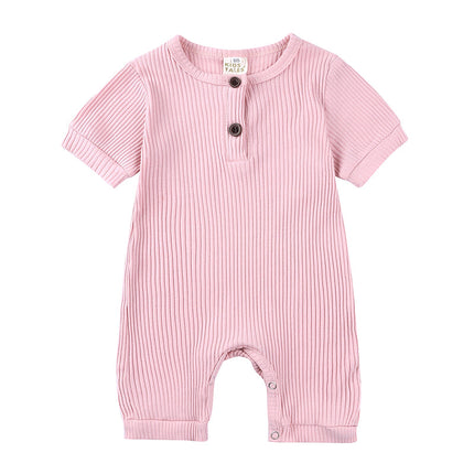 Baby Romper | Zachte en Ademende Katoenen Babyromper | Comfortabel en Lichtgewicht | Geschikt voor Actieve en Ontspannen Momenten | Gemakkelijk Aantrekken en Volop Bewegingsvrijheid voor Je Kleintje