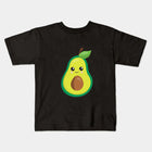 Avocado Familie T-shirt Zwart | Mini Fashion™ | Kinderen Volwassenen | Casual Katoenen Trui | Uitstapjes