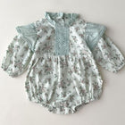 Baby Romper | Lang Mouw | Meisje | Zacht Katoen | Ademend Comfort | Verstelbare Sluiting | Casual Speelstijl