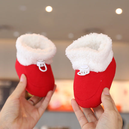 Baby sloffen | Winter sloffen voor baby's | Kerst sloffen | Antislip baby schoentjes | Warm en ademend katoen | Peuter sloffen | Comfortabele baby pantoffels | Slip-on ontwerp | Geweldig voor spelen en ontspanning