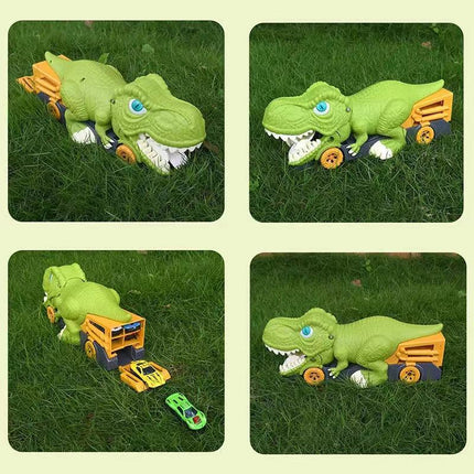 Dinosaur Truck Speelgoed | Interactieve Kinderauto's | Duurzaam en Educatief | Leeftijd 4+ | Met Accessoires