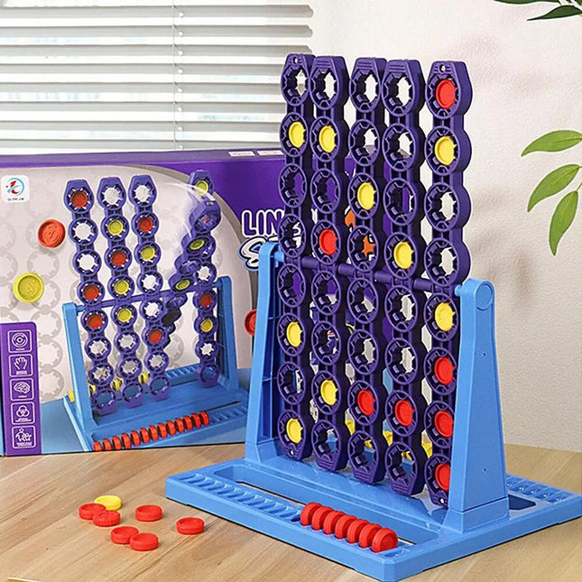 Strategisch Bordspel | Line up 4 Spin™ | Familieplezier | Geschikt voor 5+ jaar | Educatief Spel | Innovatieve Spelervaring | Handig Formaat | Duurzaam Materiaal | Snelle Installatie | Connect 4 Variant