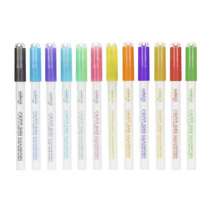 FluoroSketch Stiften | Fluorescerende Kleuren | Doodling & Notities | Milieuvriendelijke Inkt | 8 Stuks