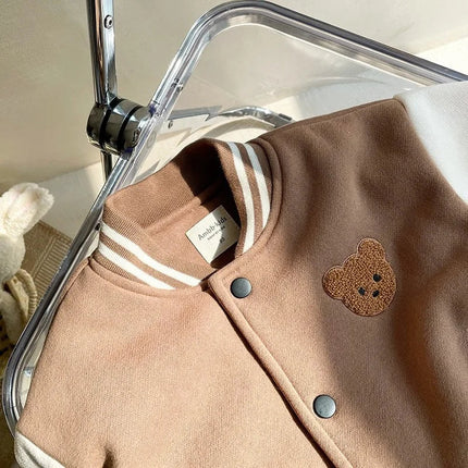 Peuter Winterjas | Ribfluweel | Unisex | Warm Fleece Voering | Baseball Stijl | Snel Sluitbare Drukknoop | Ribgebreide Manchetten & Kraag | Bescherming & Comfort | Verkrijgbaar in Meerdere Maten