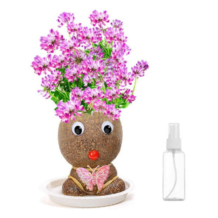 Decoratieve Plantfiguur | Minimal Onderhoud | Verbetert Luchtkwaliteit | Groeit met Water | Unieke Stijl