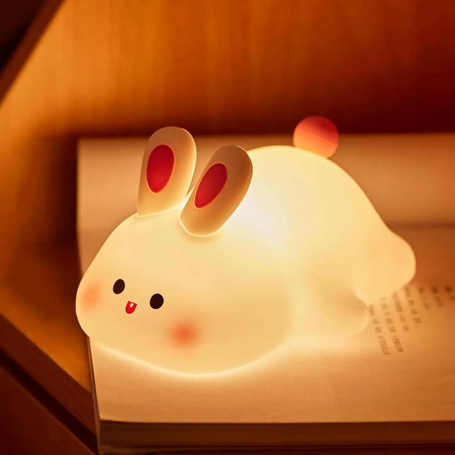 Squeezie Nachtlamp | Kinderkamer Verlichting | Dimbare LED | BPA-vrij Silicoon | USB Oplaadbaar