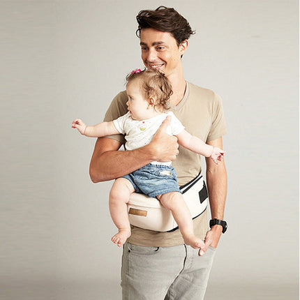 Ergonomische Babydrager | Verstelbare Heupdrager voor Ouders | Comfortabele Babyzitplaats | Belastingsreductie & Hoge Draagcomfort | Voor Baby's 3m+ | Ondersteunt Natuurlijke Heupvpositie
