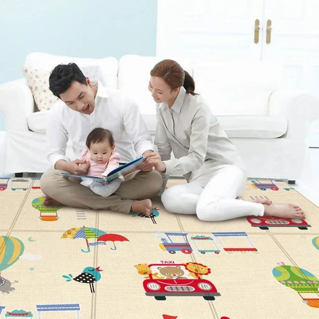 Opvouwbare Speelmat | Veilige Babymat Schuim | 180x100cm Peuter | Makkelijk Opbergen | Comfort & Fun