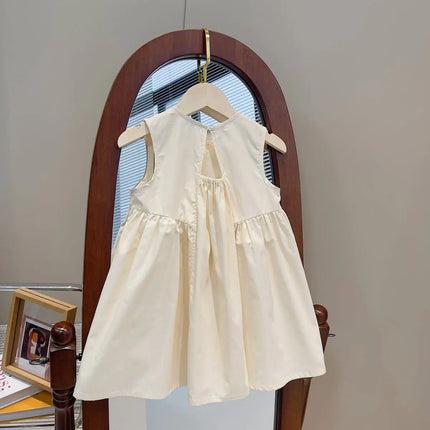 Meisjes Jurk Zomer | Comfortabele Ademende Katoen | Vrijheidsbeweging | Felgekleurde Details | Geschikt Voor Dagelijks Gebruik & Speciaal | Makkelijk Wasbaar & Vormbehoudend | Mini Fashion