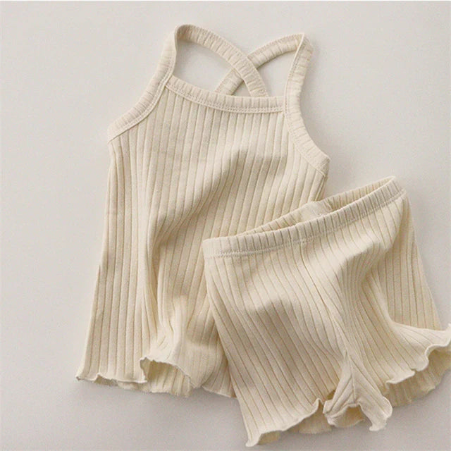 Kinderpyjama | Zachte Katoenen Nachtkleding | Flexibele Pasvorm | Meerdere Kleuren | Maat 0-6 Jaar