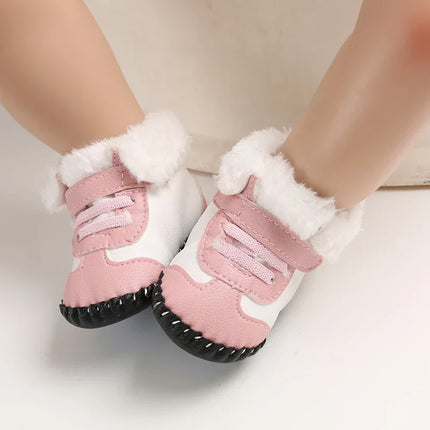Baby Winterlaarsjes | Verstelbare Sluiting | Warm & Comfortabel | Antislip Zool | Zachte Binnenkant | Ademende Katoen | Ideaal Voor Binnen & Buiten | Beschikbaar Van 0-18 Maanden | Mini Fashion
