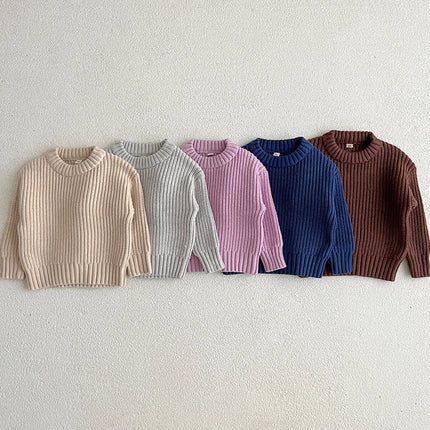 Unisex Baby Sweater | Zacht Katoen | Tijdloos Design | Striktextuur Voor Comfort | Makkelijk Verzorgbaar