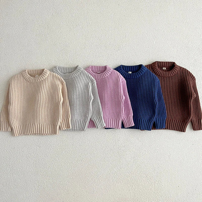 Unisex Baby Sweater | Zacht Katoen | Tijdloos Design | Striktextuur Voor Comfort | Makkelijk Verzorgbaar