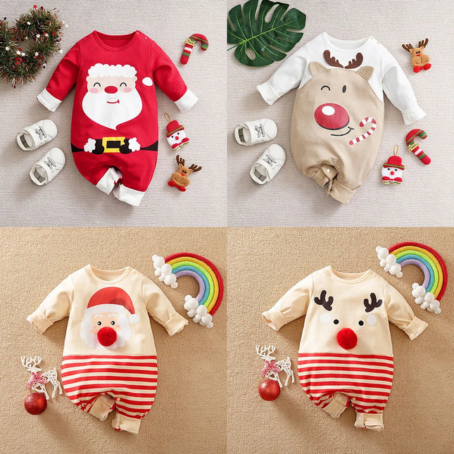 Babykleding | Juleoutfit | Zacht Katoen | Comfortabel Unisex Design | Warme Babykleding 0-18 Maanden