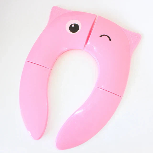 Kindertoilettrainer | Ergonomisch en Veilig | Opvouwbaar Toiletzitje | Potjestraining | Reizen | Antislip | Gemakkelijk Schoon te Maken | Gemaakt in Duurzaam PP-materiaal | Geschikt voor Standaard Toiletten