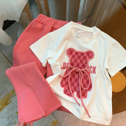Babymeisjes Zomerset | Luchtige Top en Broek | Comfortabel Katoen | Speeltijd & Vakantie | Kleurrijk Ontwerp
