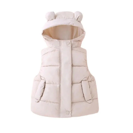 Kinder Bodywarmer Met Capuchon | Warm & Comfortabel | Isolerende Polyester | Unisex Ontwerp | Diverse Maten Beschikbaar | Geschikt Voor Buitenactiviteiten