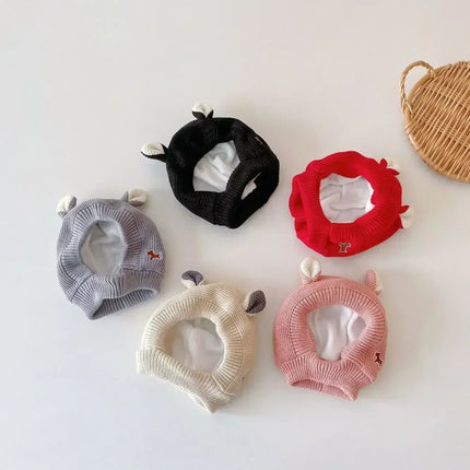 Warme Baby Balaclava | Zachte Wintermuts | Hoofd- en Oorbescherming | Neutrale Stijl | Makkelijk Aan- en Uit te Doen | Voor Buitenspelen | Geschikt voor 6-24 Maanden | Met Charmante Oortjes