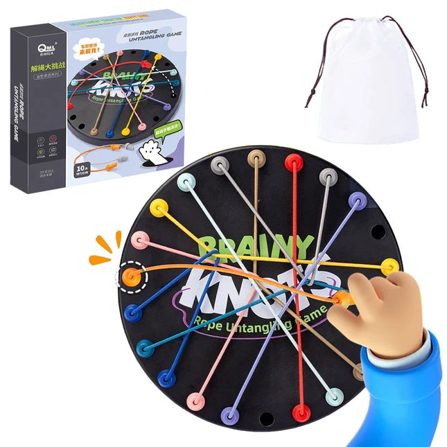 Educatief Familie Spel | Tactisch Knoppenspel | Logisch Denken & Strategie | Kleurige Reben & Uitdagingen