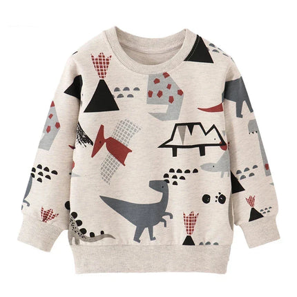 Kindertrui | Kleurrijke Prints | Lange Mouwen | 100% Zacht Katoen | Comfortabel & Stijlvol | Herfst & Winter