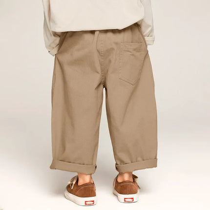 Kindermode Broek | Lange Wijde Kinderbroek | Zachte Katoenen Speelbroek | Comfort en Stijl | Makkelijk Combineren