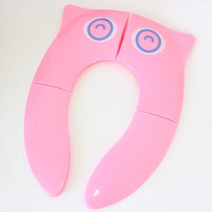Kindertoilettrainer | Ergonomisch en Veilig | Opvouwbaar Toiletzitje | Potjestraining | Reizen | Antislip | Gemakkelijk Schoon te Maken | Gemaakt in Duurzaam PP-materiaal | Geschikt voor Standaard Toiletten