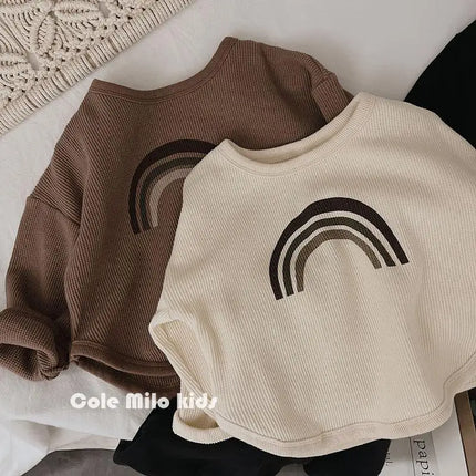 Unisex Baby & Peuter Langarmshirt | Zacht Katoen Polyester | Comfort & Beweging | Geschikt Alle Seizoenen