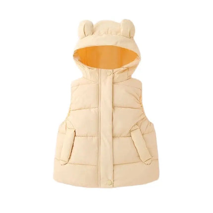 Kinder Bodywarmer Met Capuchon | Warm & Comfortabel | Isolerende Polyester | Unisex Ontwerp | Diverse Maten Beschikbaar | Geschikt Voor Buitenactiviteiten